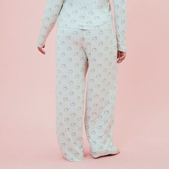 NEW Hello Kitty Pajama Pants Gray - Picture 3 of 10